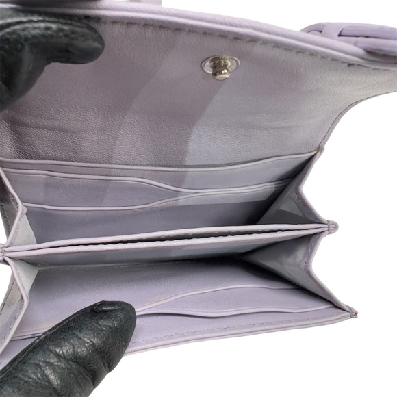 NWOT Cole Haan Lavender Wristlet with Mini Wallet Silver Buckle Accent Adorable! - Picture 5 of 16